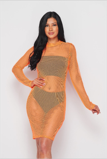  Fishnet Cover Up