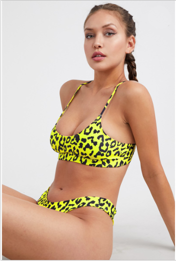 Cheetah Print Bikini Set