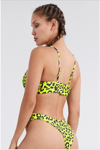 Cheetah Print Bikini Set